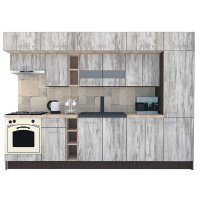 Bucatarie BIGMAR 310 A Wenge / Decor K084